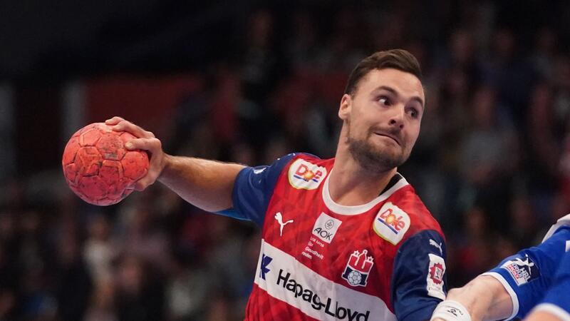 Hamburgs Handballer spielen Unentschieden in Lemgo Hamburgs Dani Baijens in Aktion.