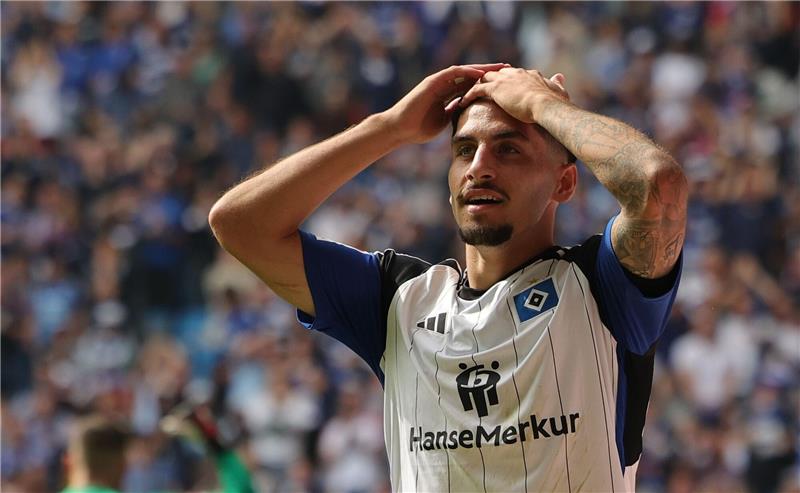 HSV-Profi Reis: Straftraining hat auffallend gutgetan Hamburgs Ludovit Reis reagiert auf dem Platz.
