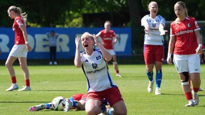 Hamburgs Sarah Stöckmann im Spiel gegen den SC Freiburg II.