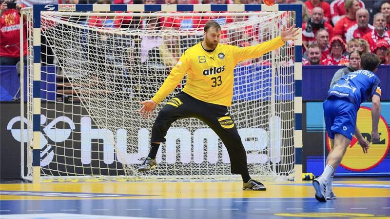Handball: WM, Italien - Deutschland: Deutschlands Torhüter Andreas Wolff in Aktion.