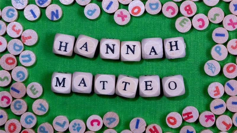 Hannah und Matteo sind Nummer eins bei Vornamen Hannah und Matteo sind einer neuen Ranking-Liste zufolge in Bremen und Niedersachsen die beliebtesten Vornamen im abgelaufenen Jahr gewesen.