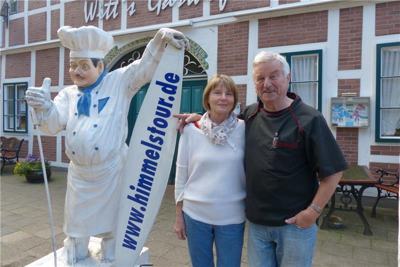 Hannelore und Friedhelm Witt schließen heute den Gasthof, ein Hotel garni auf dem rückwärtigen Grundstück betreiben sie weiter. Foto Eidtmann