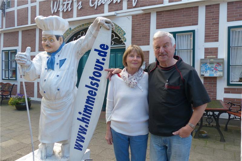 Hannelore und Friedhelm Witt schließen heute den Gasthof, ein Hotel garni auf dem rückwärtigen Grundstück betreiben sie weiter. Foto Eidtmann