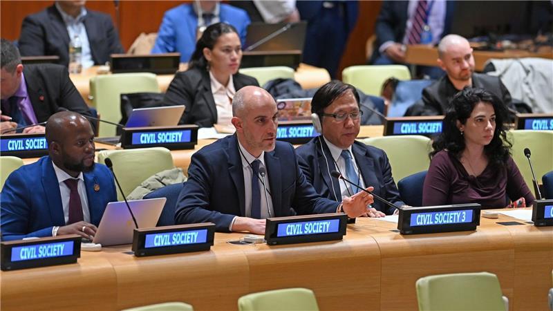 Hannovers Oberbürgermeister Belit Onay warnte auf der UN-Konferenz vor den fatalen Folgen von Atomwaffen. 