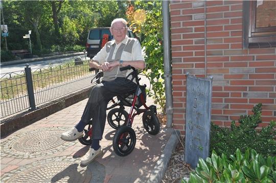 Hans Gehlken feiert seinen 100. Geburtstag. Foto: Felsch