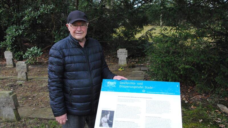 Luftangriffe im Zweiten Weltkrieg: Der Bombenopfer in Stade gedenken Hans-Jürgen Stolper will an die zahlreichen Bombenopfer in Stade erinnern.