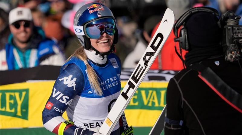 Titan im Knie, Siege im Kopf: Vonns wundersames Ski-Comeback Happy und angriffslustig: Lindsey Vonn.