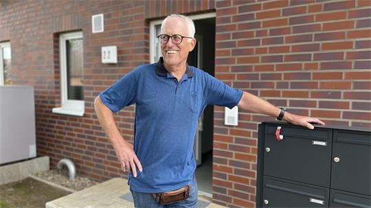 Harald Müller hat mit dem Wohnhaus an der Memelstraße sein letztes Projekt für die Samtgemeinde beendet.