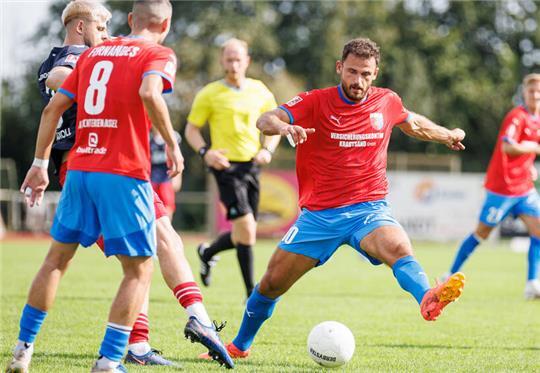 Haris Hyseni erzielt sein achtes Saisontor.