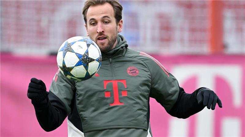 Harry Kane beim Training. Gegen Sporting wird der Torjäger wieder starten.