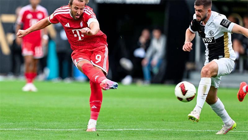 Harry Kane erzielte das 2:1 für den FC Bayern München.