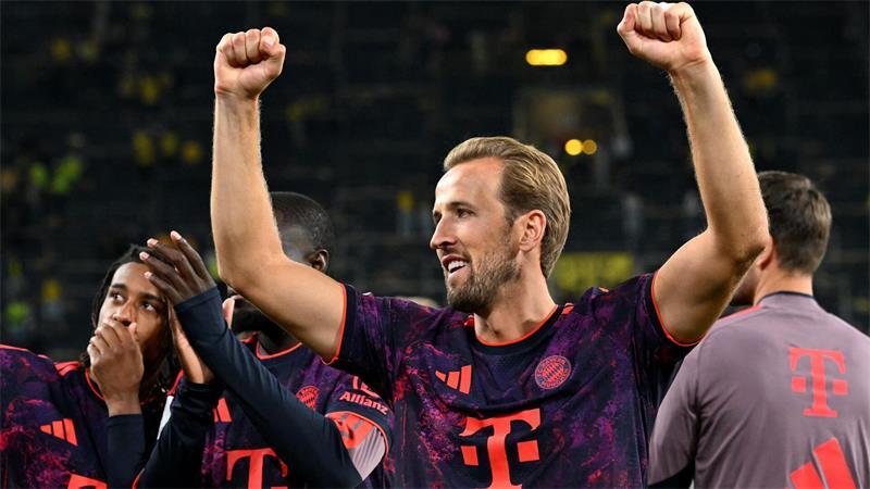 Kane für Ballon d’Or nominiert - kein Deutscher dabei Harry Kane jubelt - bald auch über die Ehrung des Ballon d’Or? (Archivbild)