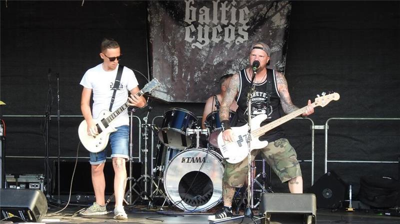 Harte Riffs: Die Band Balic Cycos aus Horneburg hatte sich vergangenes Jahr beworben.