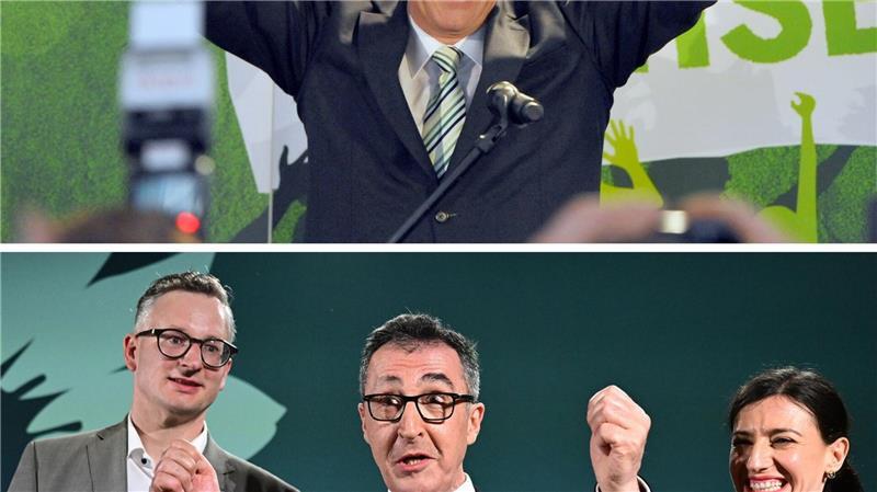 Hat diese Krawatte Glück gebracht? Schon Kretschmann trug das selbe Modell 2011. 