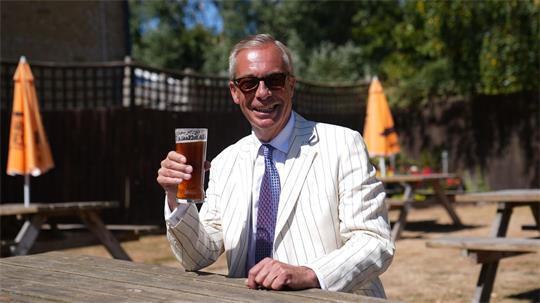 Hat gut lachen: Nigel Farage.