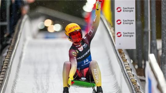 Hat sich in Altenberg den Sprint-Titel gesichert: Julia Taubitz.