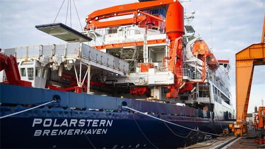 Hat zwei Millionen Seemeilen zurückgelegt: die „Polarstern“. (Archivbild)