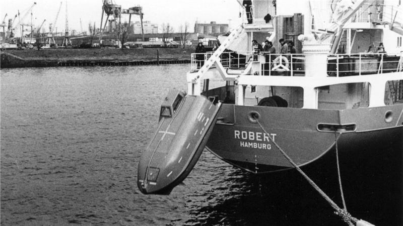 Hatecke baute das erste deutsche Freifall-Rettungsboot im Jahr 1983.