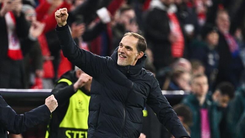 Hatte Spaß an der Seitenlinie: Bayerns Trainer Thomas Tuchel.