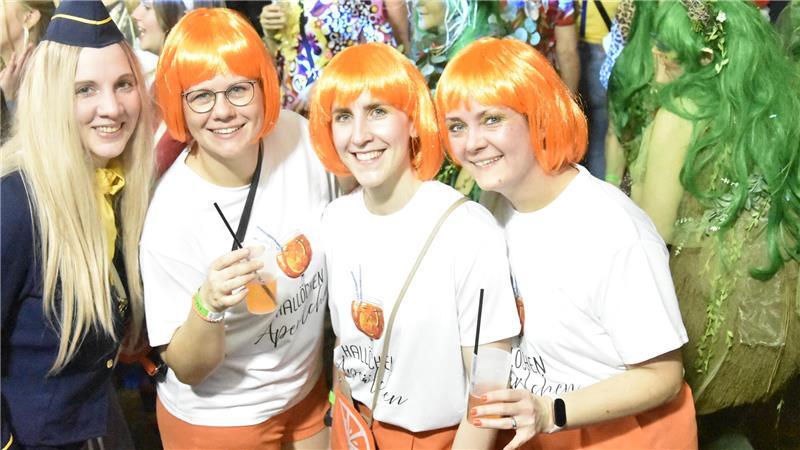 Hatten Spaß mit Aperol: die Aperölchen aus dem Alten Land.