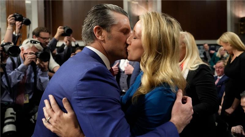 Hegseth soll auch Militärinformationen mit seiner Frau im Chat geteilt haben. (Archivbild)