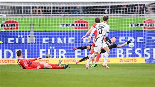 Heidenheim verliert deutlich gegen Gladbach.