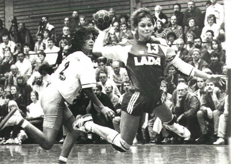 Heike Axmann war in Buxtehude nicht nur Spielerin, sondern von 2004 bis 2007 auch Trainerin der Bundesligamannschaft.