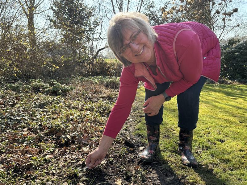 Heike Wille liebt die Gartenarbeit.