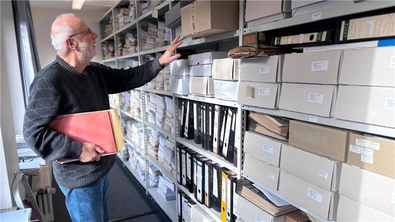 Heiko Kania ist im Samtgemeindearchiv Harsefeld zuständig für Nachlässe.