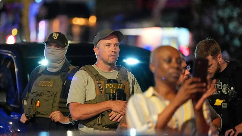 Bilder des Tages Heimatschutz patrouilliert mitten in Washington