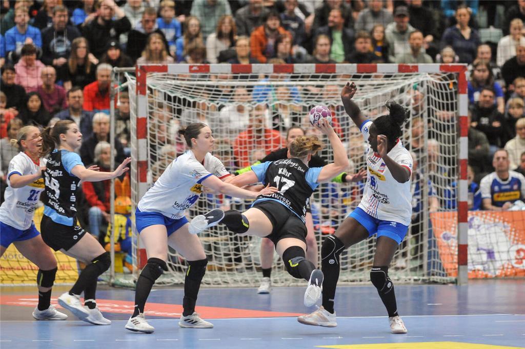 Heimspiel des Buxtehuder SV gegen HSG Blomberg-Lippe am 16. März 2025.