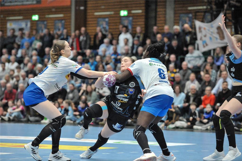 Heimspiel des Buxtehuder SV gegen HSG Blomberg-Lippe am 16. März 2025.