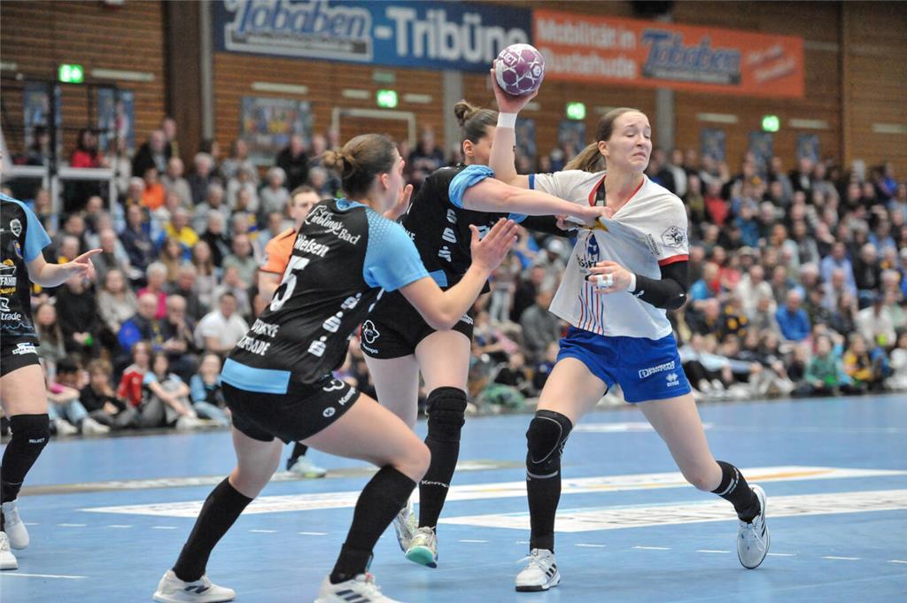 Heimspiel des Buxtehuder SV gegen HSG Blomberg-Lippe am 16. März 2025.