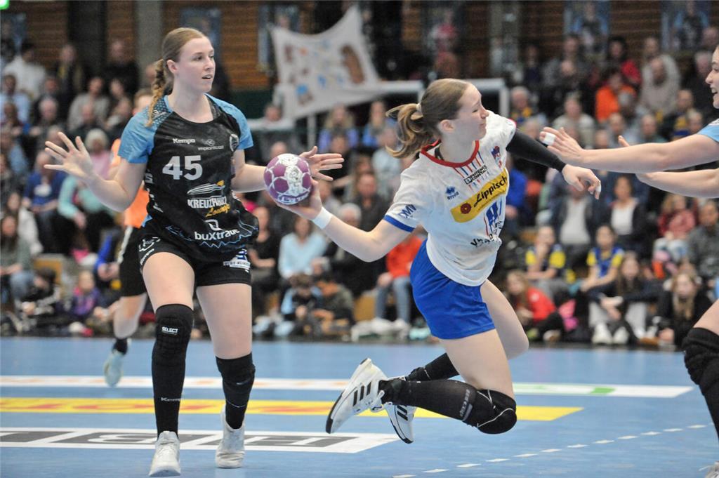 Heimspiel des Buxtehuder SV gegen HSG Blomberg-Lippe am 16. März 2025.