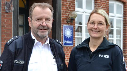 Heinz Hagedorn und Melanie Wehenkel waren ein eingespieltes Team. Jetzt hat sich der Hauptkommissar verabschiedet.