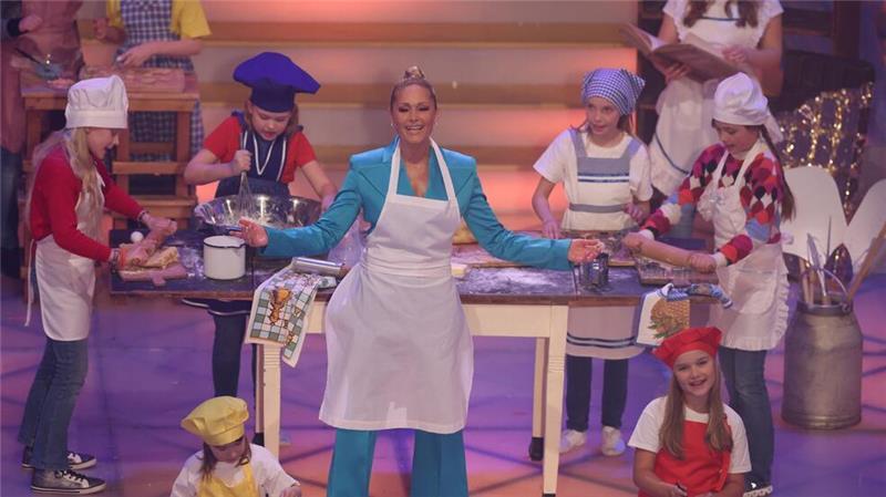 Helene Fischer kam als Überraschungsgast in die Show.