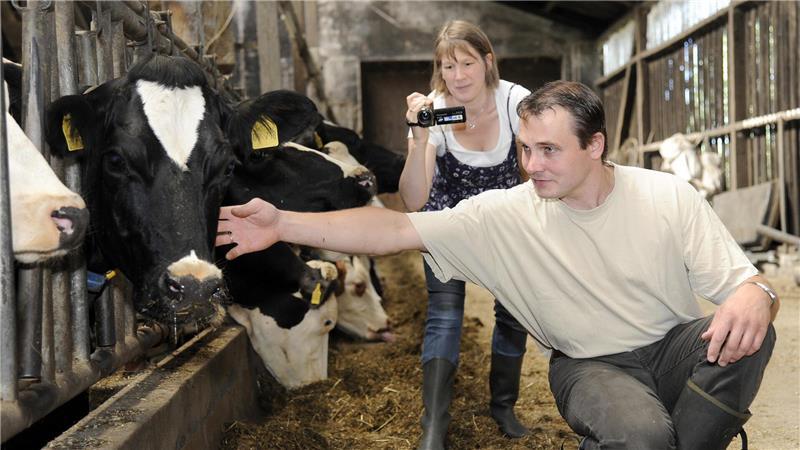 Helge Tienken beliefert eine private Molkerei in Ostfriesland. Die aktuelle Fusion weckt bei ihm keine großen Erwartungen mehr.