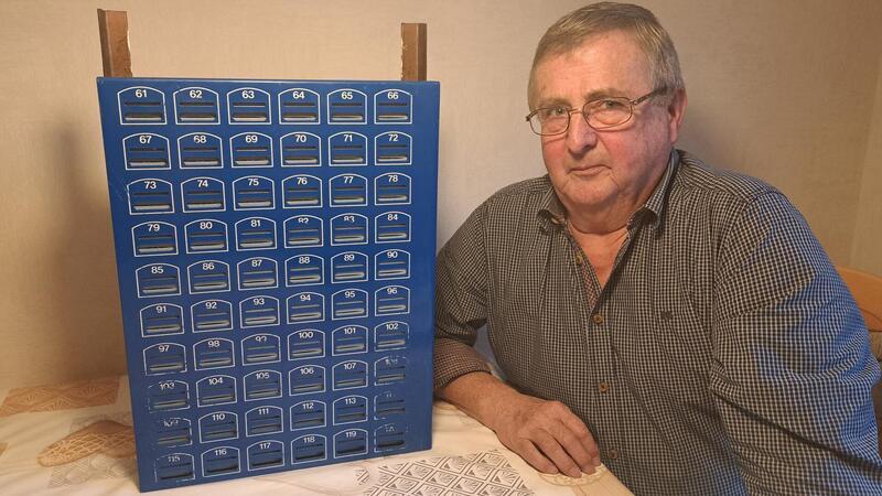 Helmut Staak aus Midlum vom Sparclub Einheit, der sich nun nach 100 Jahren aufgelöst hat.