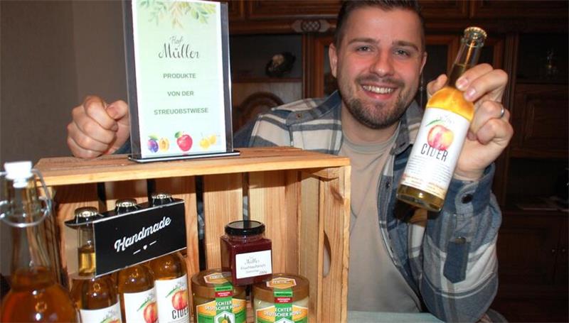 Henri Müller stellt prickelnden Cider aus alten Apfelsorten her.