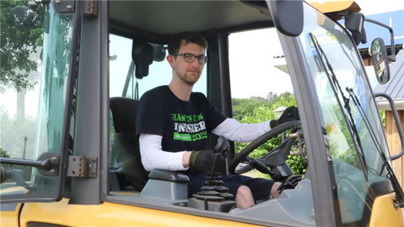 Für die ganz Harten: Extreme Hindernisse beim Giants Run in der Wingst Henrik Vagts ist ehrenamtlich im Einsatz für den Giants Run.