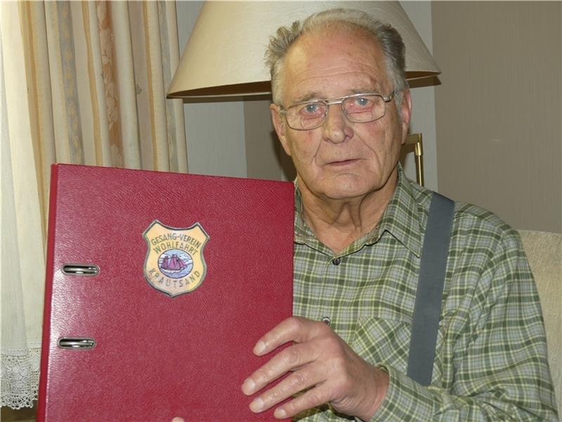 Krautsander Männerchor nach 121 Jahren vor Aufgabe Henry Elsen vom Gesangsverein „Wohlfahrt“: Es fällt ihm schwer, an ein Ende des Chors zu glauben. Foto: Knappe