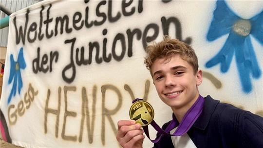 Henry Frischmuth aus Fredenbeck ist direkt bei seinem ersten Einzel-Start bei einem Championat U18-Weltmeister geworden. Und er will noch mehr erreichen.