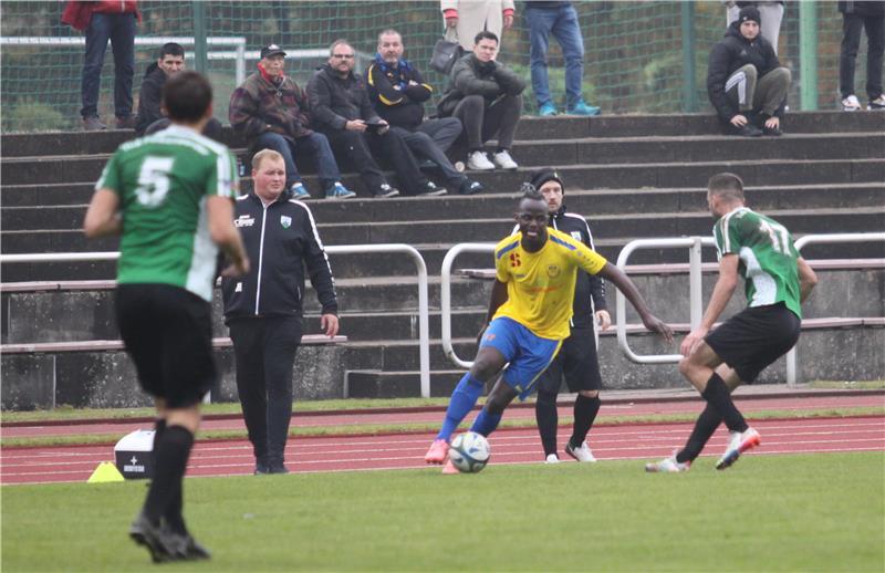 Herman Mulweme verschoss gegen Finkenwerder zwei Elfmeter.