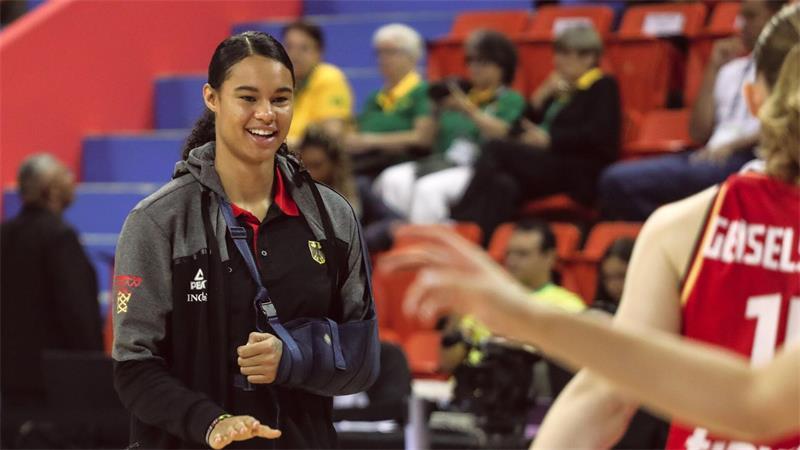 Wolfenbüttel und Belem: Wie die Basketballerinnen aufstiegen Heroisch bei der Olympia-Quali: Satou Sabally. (Archivbild)