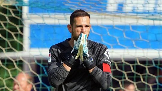 Herthas Torhüter Marius Gersbeck kam im Testspiel gegen Tennis Borussia 45 Minuten zum Einsatz.