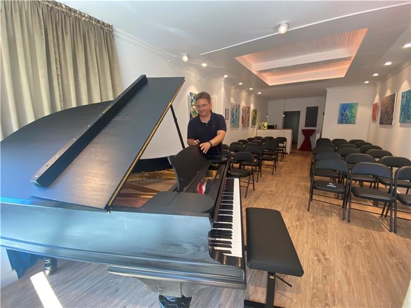 Herzstück der Fleth-Philharmonie ist ein generalüberholter Steinway-Flügel. Foto: Weselmann