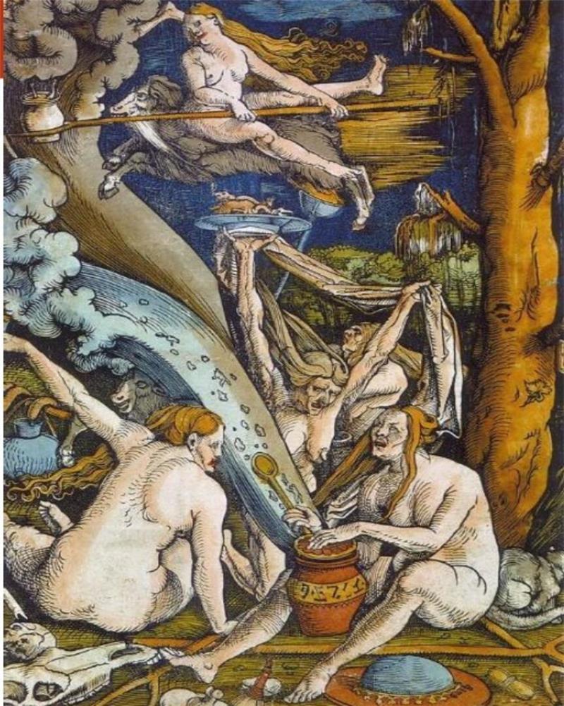Hexensabbat (Hans Baldung Grien, 1510).