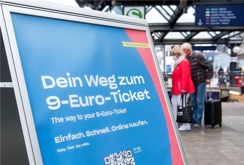 Hier wird das 9-Euro-Ticket verkauft.