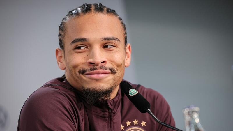 Sané fühlt sich im „Flow“: Schulterklopfer von Nagelsmann Highspeed-Spieler Leroy Sané ist in Topform.