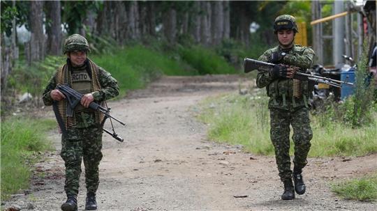 Hinter dem Angriff dürfte eine Splittergruppe der Farc-Rebellen stecken. (Archivbild)